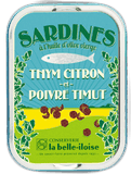 La Belle Iloise Sardines Thym Citron et Poivre Timut